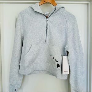 Lululemon Scuba Oversized Half Zip Hoodie XS S Limited Hawaii Island Stamp NWT